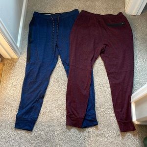 Two Pairs of Men’s American Eagle Light-weight Sweatpants, Size Medium